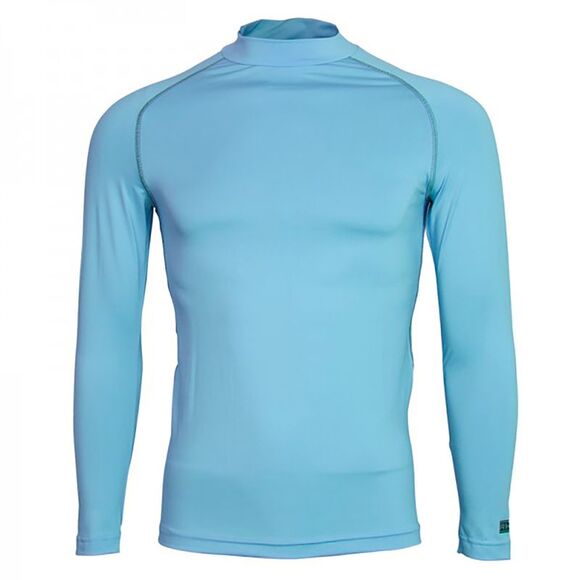 Rhino Mens Thermal Underwear Long Sleeve Base Layer Vest Top / Light Blue - Picture 1 of 3